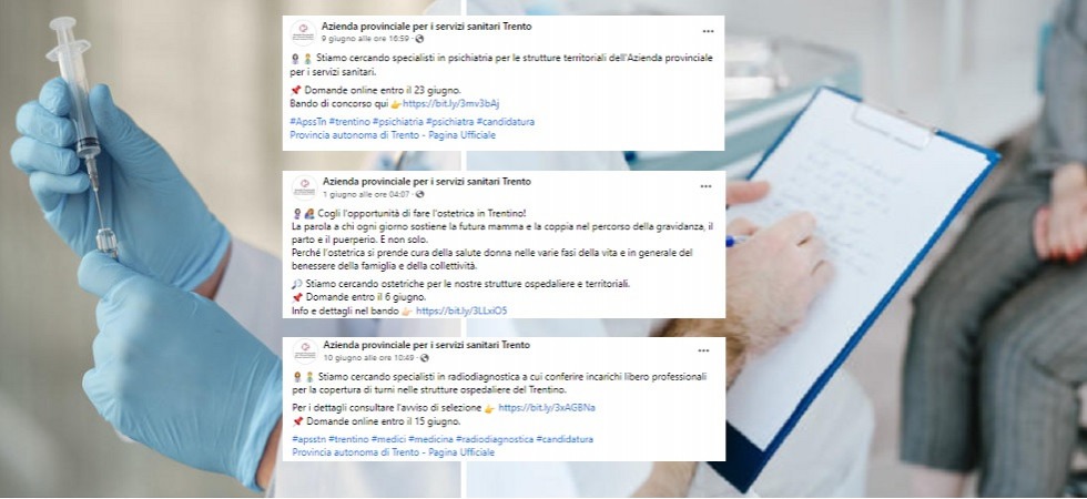 Carenza personale in sanità, dai medici specialisti in radiodiagnostica a ortopedia e traumatologia