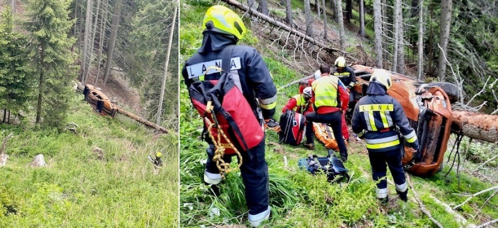 Precipita con il pick-up nella scarpata, una persona in gravissime condizioni