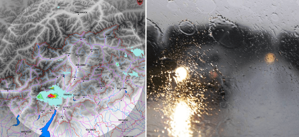 Maltempo, piogge e temporali violenti in arrivo: allerta gialla sull'Alto Adige e su tre regioni del nord