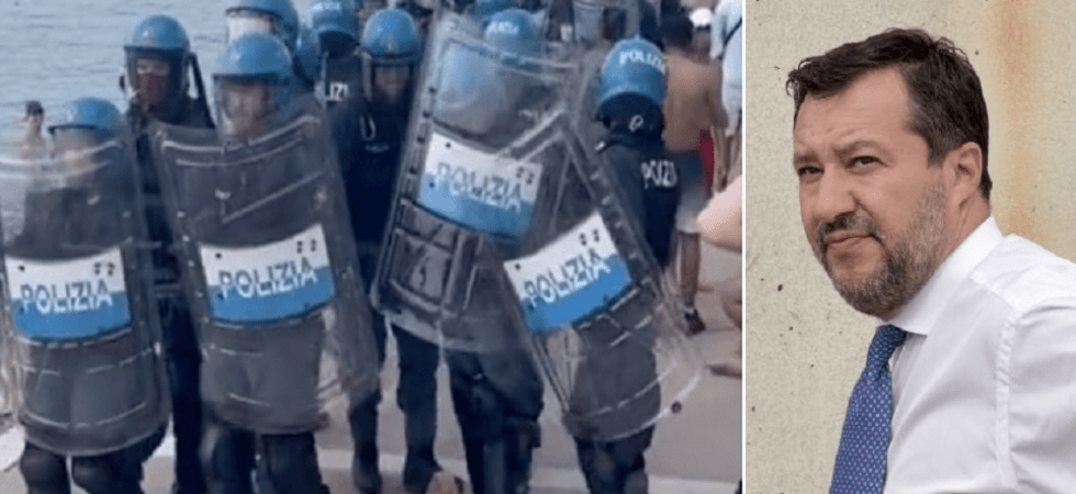 Risse e follia sul Garda, Salvini se la prende con gli immigrati: Sanno che non rischiano nulla