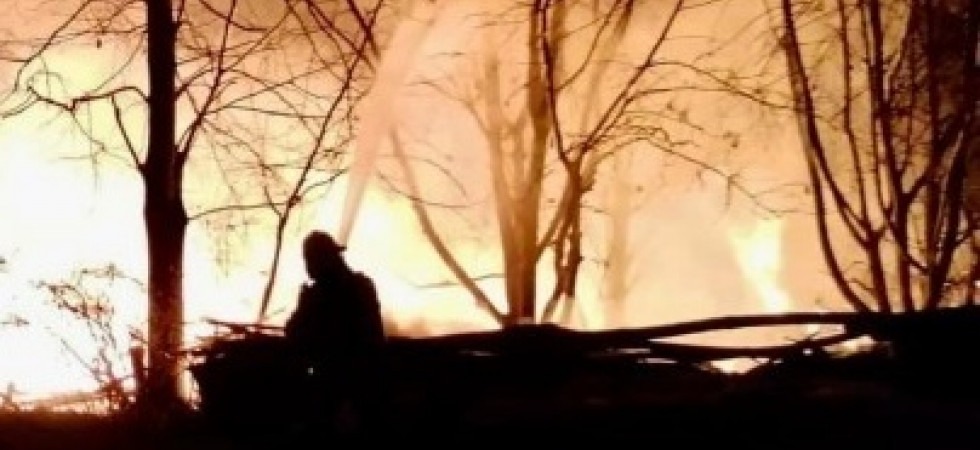 Fiamme nella notte a Caldonazzo, a fuoco un deposito attrezzi e una catasta di legna: si teme il piromane