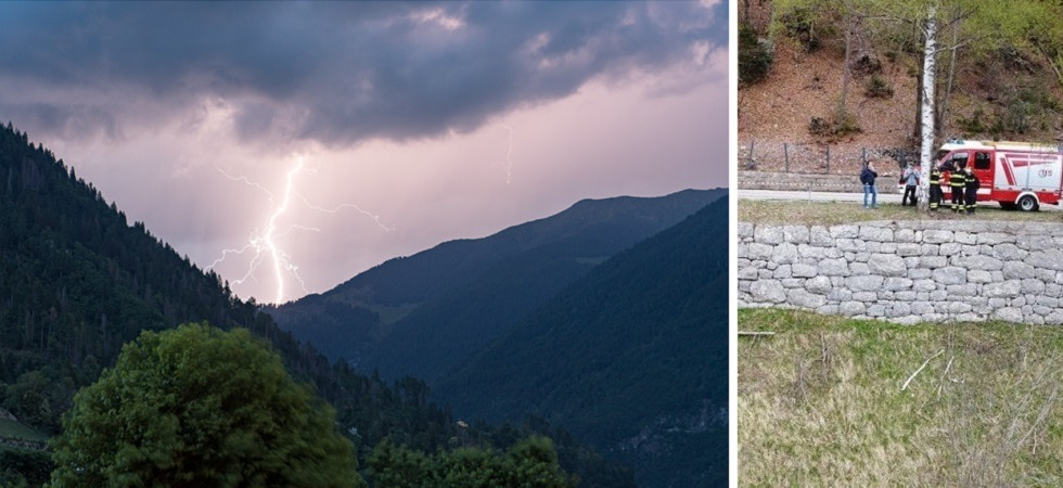 Maltempo, allerta gialla sul Trentino: “Temporali intensi e grandinate con forti raffiche di vento”