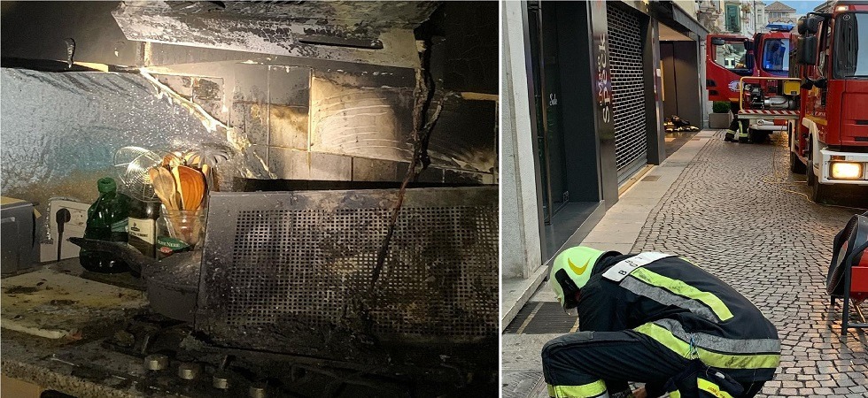 La cucina avvolta dalle fiamme, momenti di paura all'alba