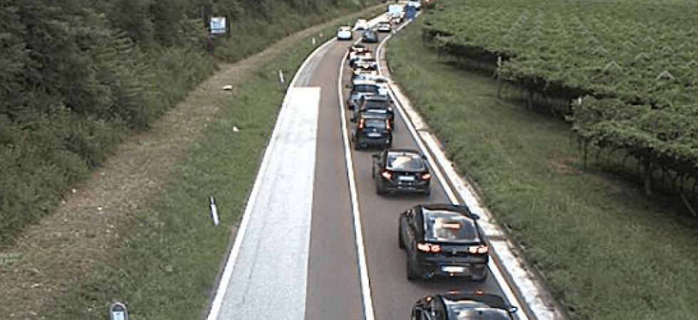 Incidente alla Rocchetta, traffico bloccato sulla statale per la Val di Non