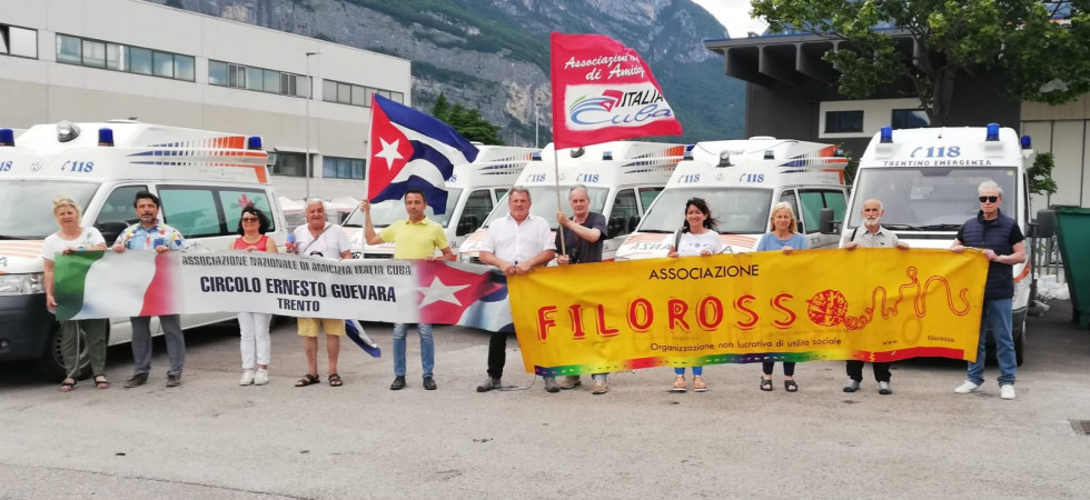 Sette ambulanze dell'Apss dal Trentino a Cuba