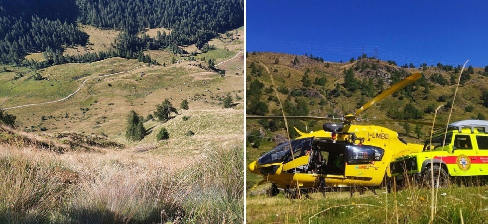 Un uomo ferito trovato esanime sulla strada da un escursionista: lanciato l’allarme per i soccorsi