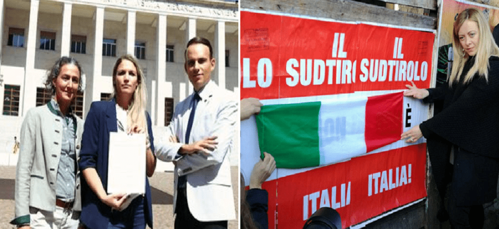 Apologia di fascismo e istigazione all'odio etnico contro i sudtirolesi''