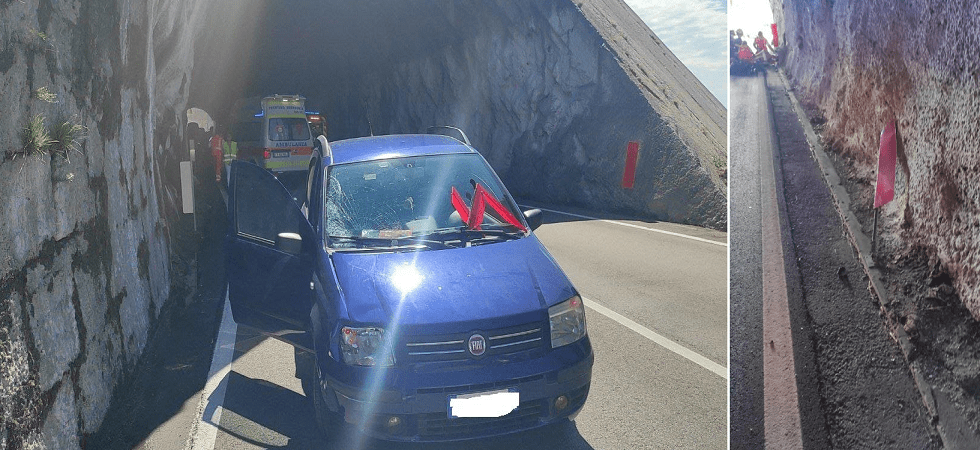 A piedi nella galleria viene centrata da un'auto: incidente lungo la Gardesana in uno dei tunnel lungo il lago