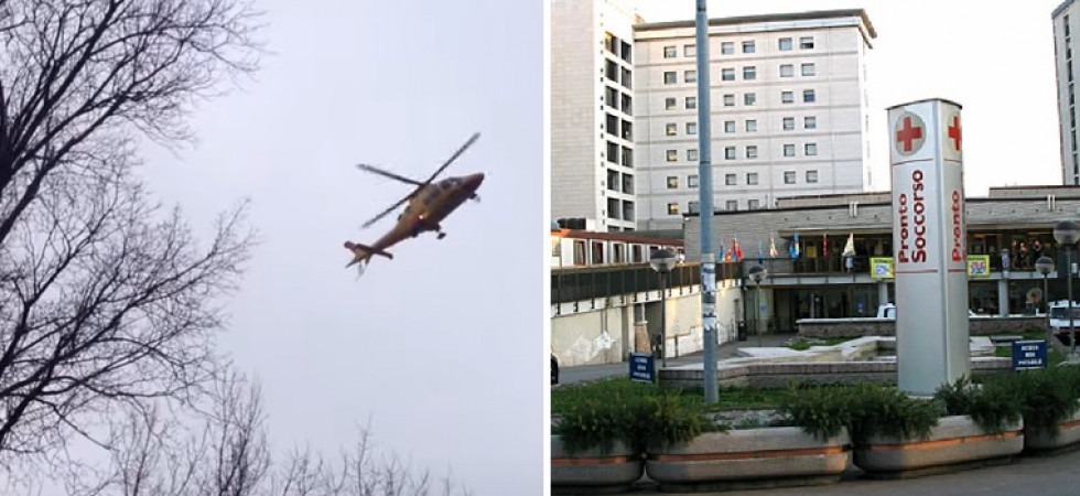 Si sporge dal finestrino mentre l'auto è in corsa e cade, 19enne in condizioni disperate elitrasportato in ospedale