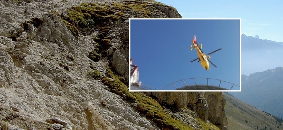 Scivola e precipita dentro la spaccatura di una roccia, paura per una bambina di 5 anni