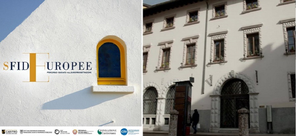 Iscrizioni aperte al percorso guidato all’europrogettazione, ecco la seconda edizione di Sfideuropee con Fondazione Caritro