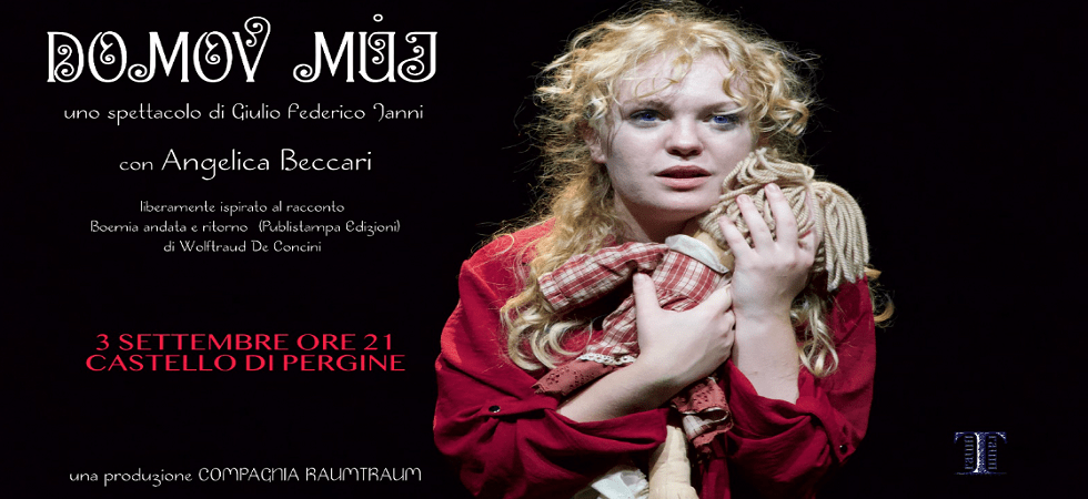 A Pergine Angelica Beccari nello spettacolo-monologo "Domov muj"