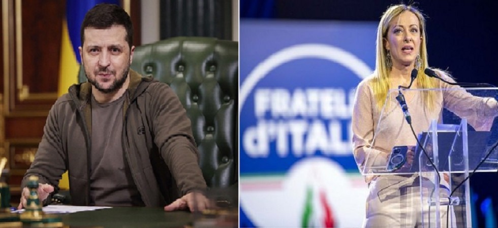 Zelensky si congratula con Meloni