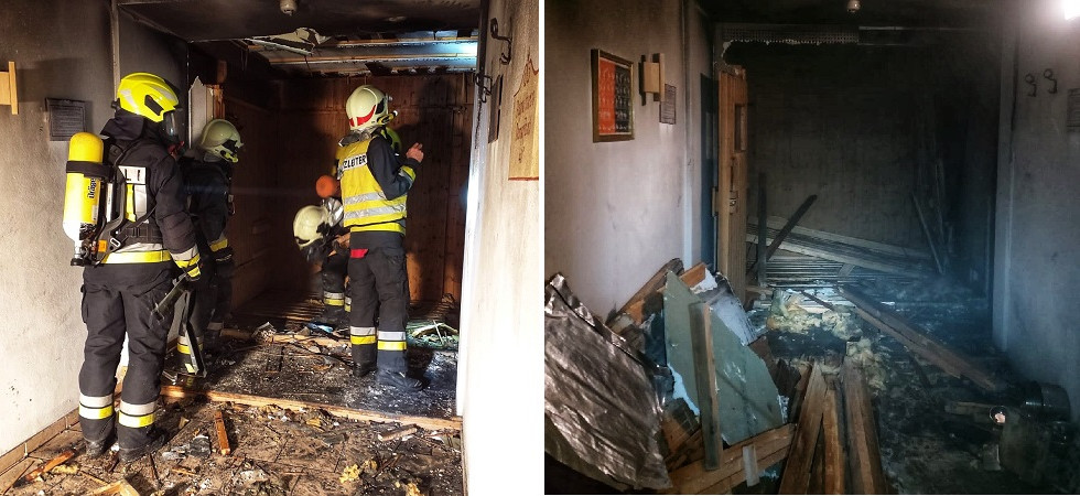 Le fiamme divampano nella sauna di un hotel: accorrono sul posto 50 pompieri