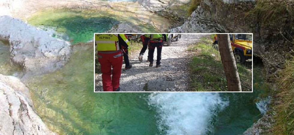 Scivola dalla roccia e rischia di precipitare dentro uno dei Cadini di Brenton, momenti di paura per un ragazzo di 22 anni