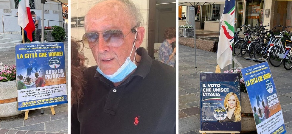 Morto lo storico militante di Msi e Fratelli d’Italia Piergiorgio Plotegher