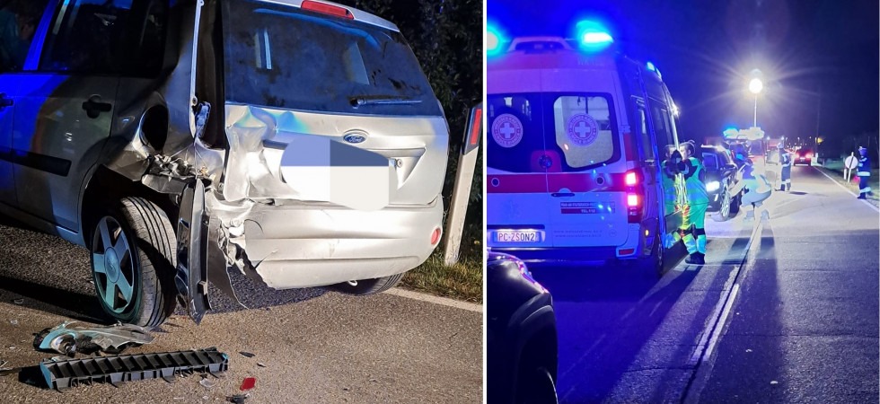 Violento tamponamento, coinvolte 3 auto