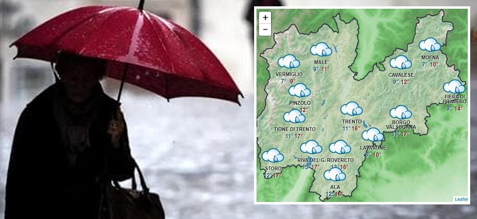 Maltempo, pioggia (e neve) in arrivo nel fine settimana in Trentino: ecco le previsioni per i prossimi giorni