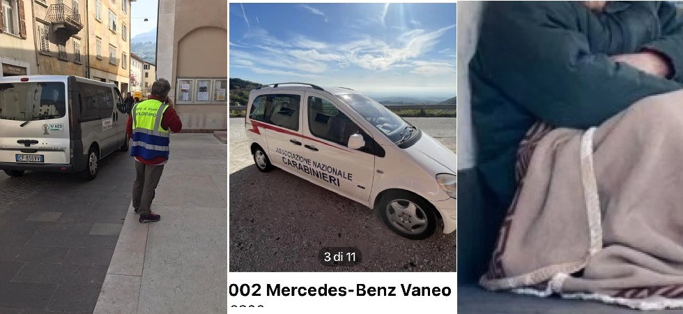 "Siamo senza furgone, aiutateci a ricomprarlo"