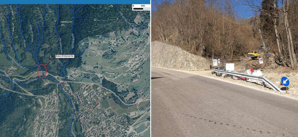 Una nuova briglia e una zona di deposito detriti da mille metri cubi, via ai lavori sul rio contro il pericolo di alluvioni