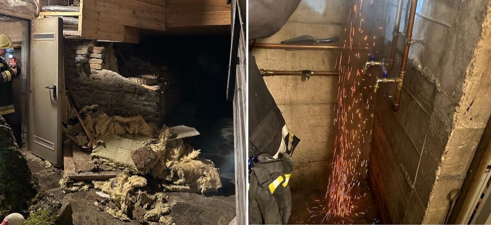 Allarme incendio nella notte: pompieri in azione per contenere le fiamme