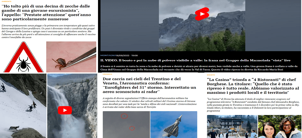 Il Dolomiti, anno record con oltre 57milioni di pagine visualizzate
