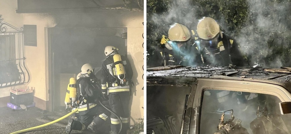 L'auto prende fuoco in garage, a rischio un intero edificio