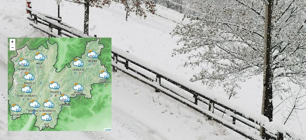 “Temperature in calo e torna la neve”