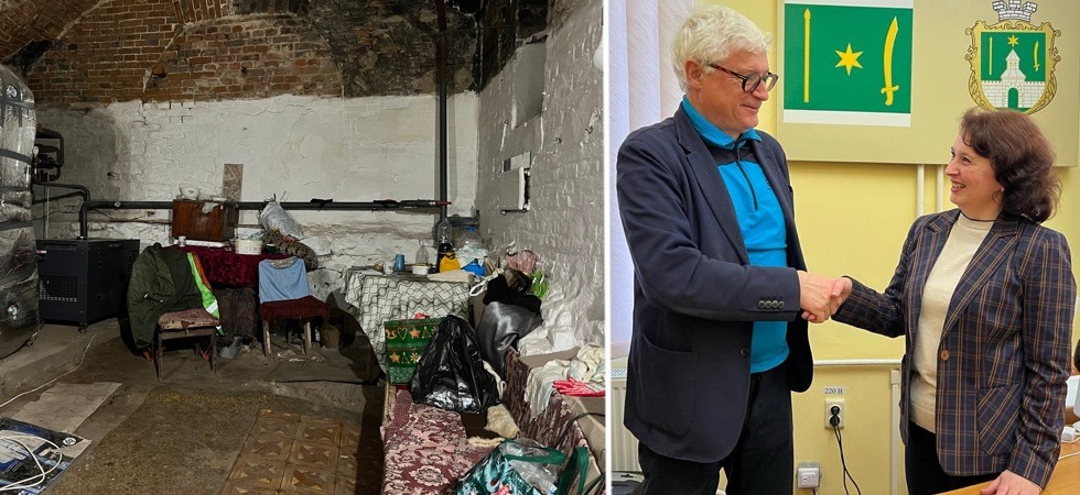 I generatori 'trentini' arrivano in un rifugio in Ucraina: Alimenteranno il nostro 'punto di invincibilità'
