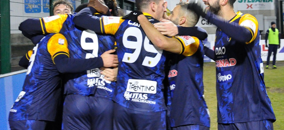 Il Trento non si ferma più e sbanca anche il Renate: ora è fuori dalla zona playout e può guardare a quella playoff