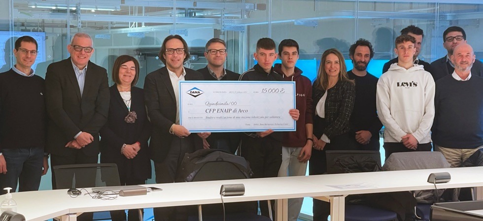 "Una stazione di saldatura robotizzata", il progetto degli studenti Enaip finanziato dalla Dana