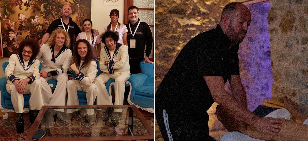 Dalla Val di Fiemme al Festival di Sanremo nello staff dei massaggiatori dei vip