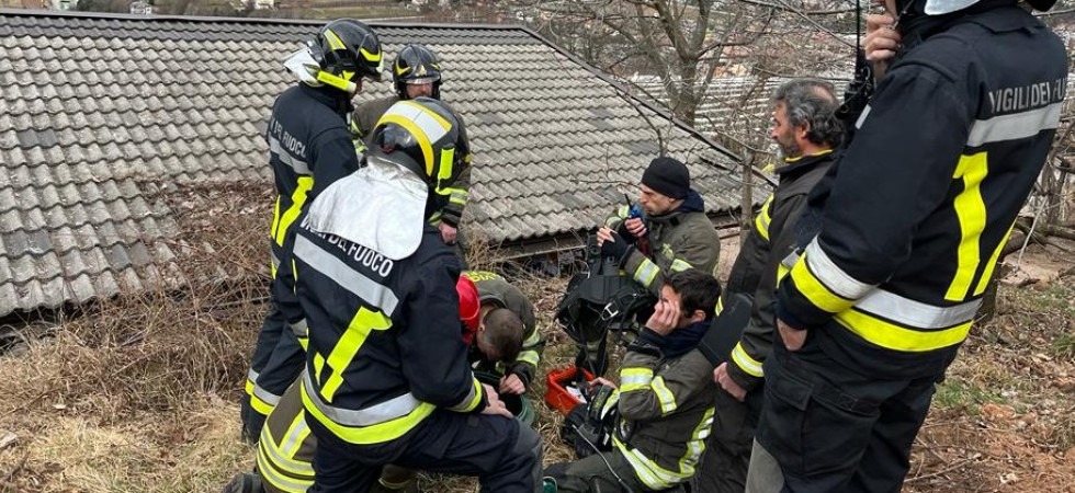Perdita da un serbatoio Gpl, allarme a Povo: vigili del fuoco in azione