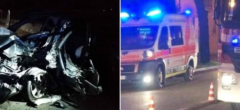 Incidente mortale nella notte, 23enne invade la corsia opposta e si scontra frontalmente con un'auto
