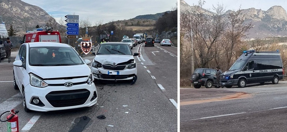 Fonte: Federazione dei Corpi Vigili del Fuoco Volontari Provincia autonoma Trento Non rispetta la precedenza, scontro sulla Gardesana: due auto coinvolte