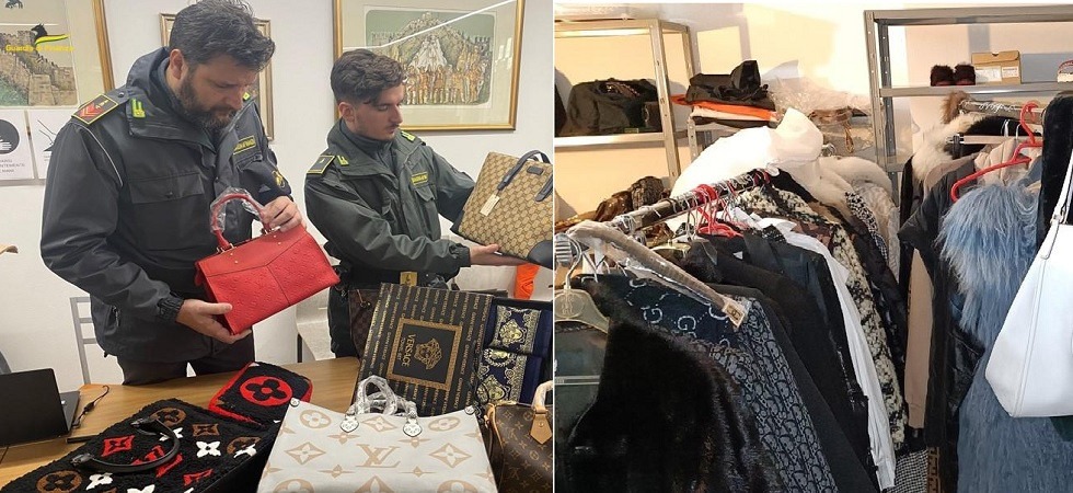 Scoperta una boutique di alta moda Fake'', due pensionati nei guai