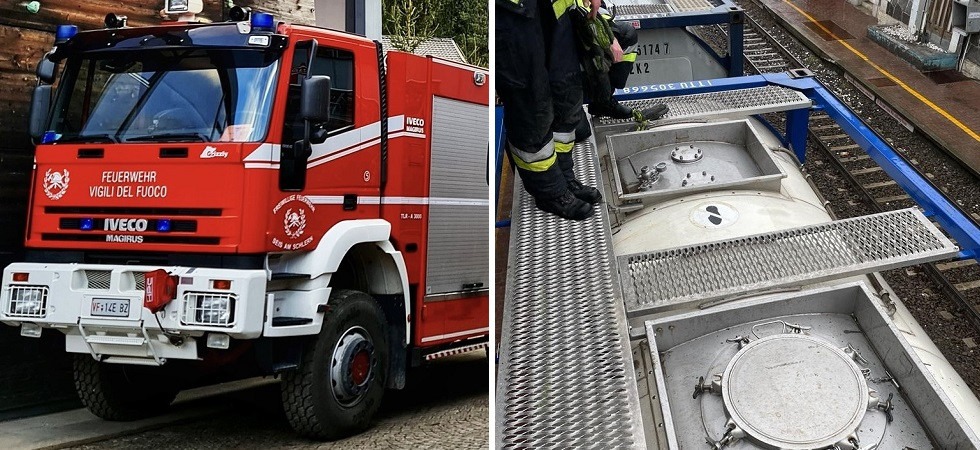 In stazione c’è puzza di gas, scatta l’allarme chimico: il coperchio di un vagone cisterna era rimasto aperto
