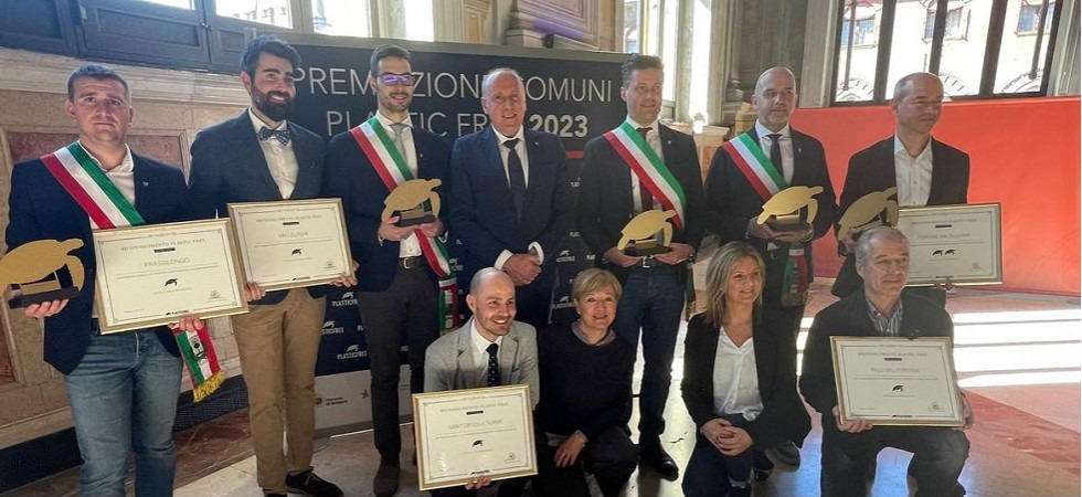 Sono 6 i Comuni Plastic free'' del Trentino premiati a Bologna