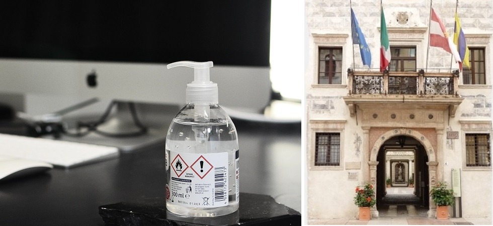 Il Comune dona oltre 200 flaconi da 5 litri di gel igienizzante