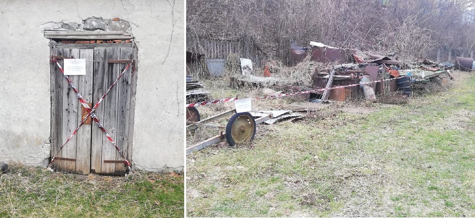 Detiene un deposito di rifiuti pericolosi nel suo terreno con bombole di gas e bidoni di olio: scatta la denuncia