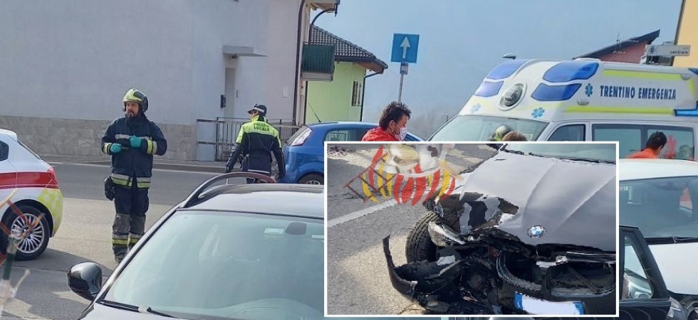 Scontro fra due macchine, una donna di 69 anni trasportata in ospedale