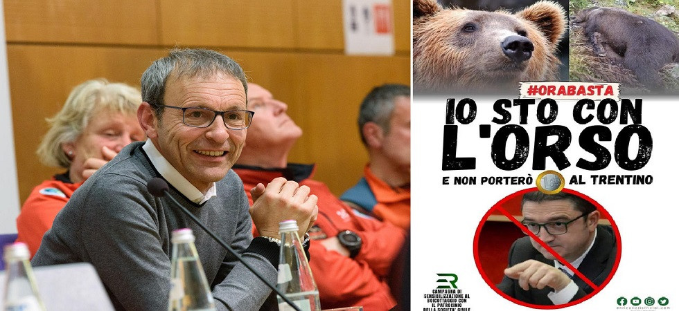 Mai più in Trentino'' le proteste degli animalisti continuano