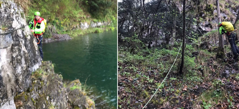 Sorpresi da una violenta grandinata durante una ferrata, momenti di paura per 4 escursionisti
