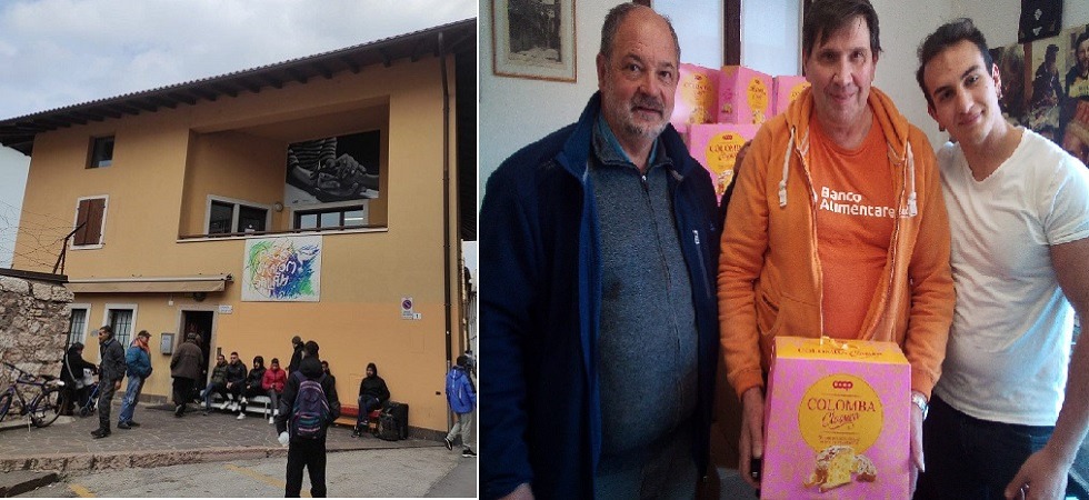 Dalla mensa dei frati Cappuccini a quella del Punto d'Incontro e al Banco Alimentare