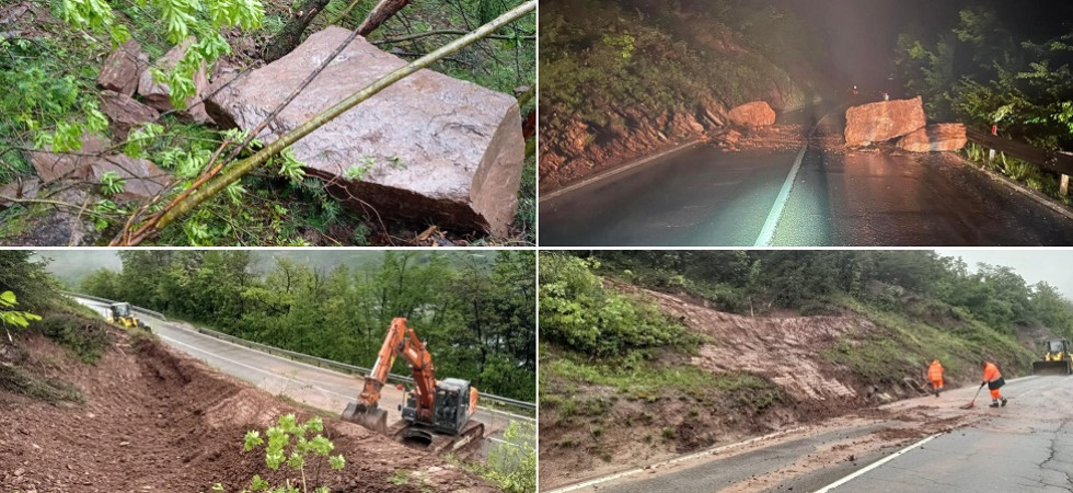 Maltempo, tra crolli di roccia (con un veicolo coinvolto) e pericolo valanghe diverse le strade chiuse in Trentino