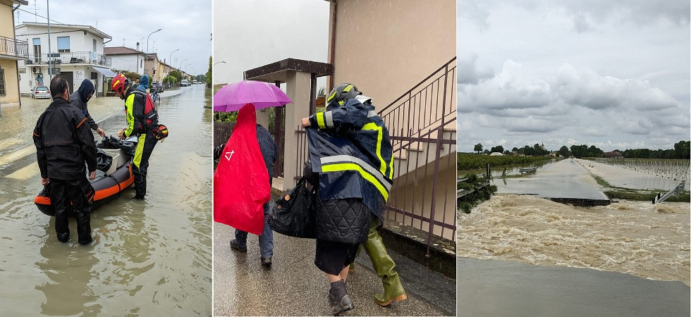C'è tanta paura'', i vigili del fuoco della Val di Fassa in Emilia Romagna impegnati nelle evacuazioni