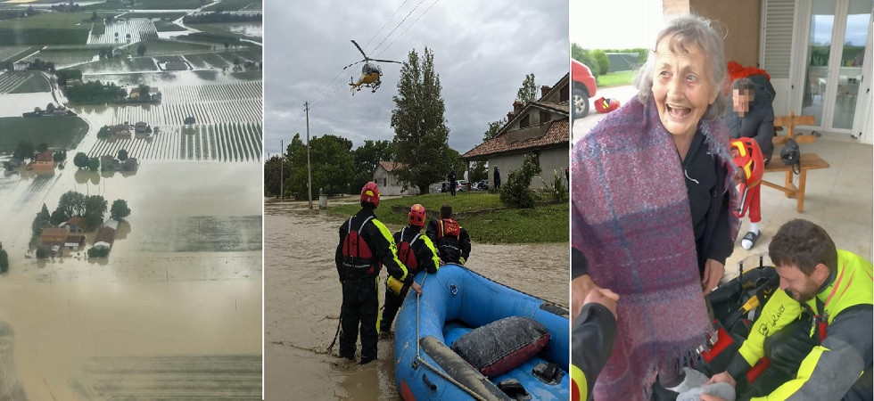 Emergenza Emilia Romagna, l'impegno senza sosta del Trentino e il sorriso della 'nonna' 96enne di Cesena salvata con i