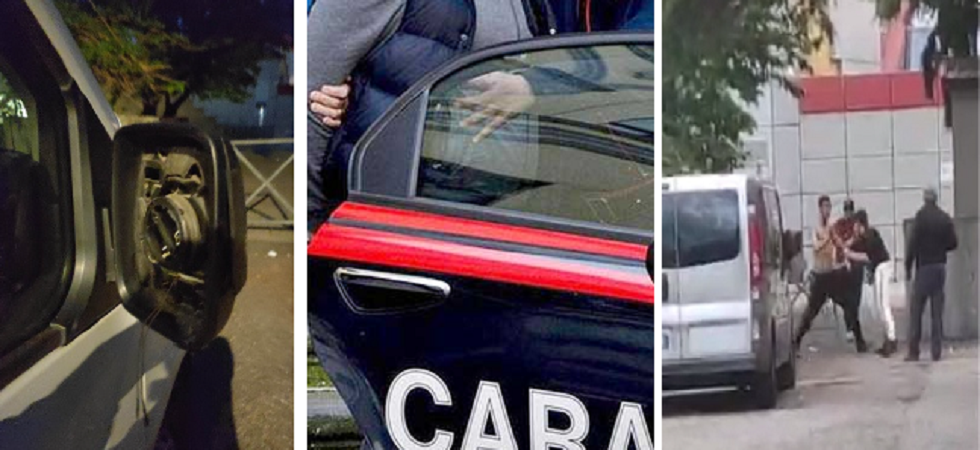 Ubriaco e fuori controllo, sfascia gli specchietti di tre auto: fermato dai carabinieri è stato deferito in stato di libertà