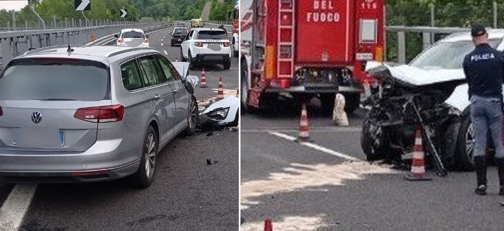 Tragedia in autostrada, fa un'inversione e procede contromano schiantandosi contro 2 macchine