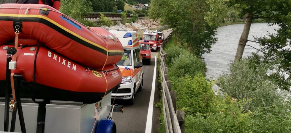 Dramma nell'Isarco, è morta la donna caduta nel fiume e trascinata dalla corrente
